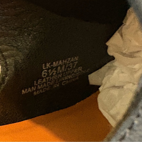 Lucky Brand Mahzan Slip On Loafer Black Nubuck Leather, Sz 6.5 - Picture 14 of 15